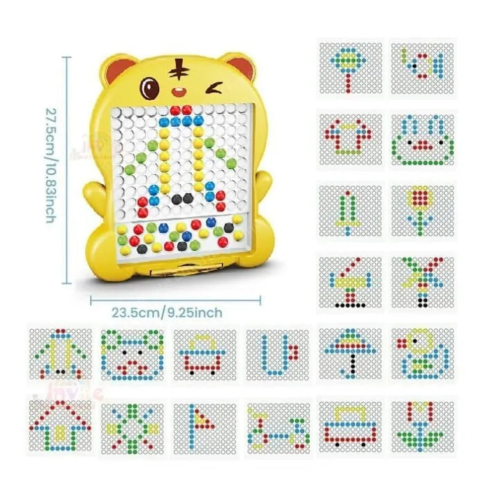 Magnetic Drawing Board - Educational Dot-to-Dot Creativity Board