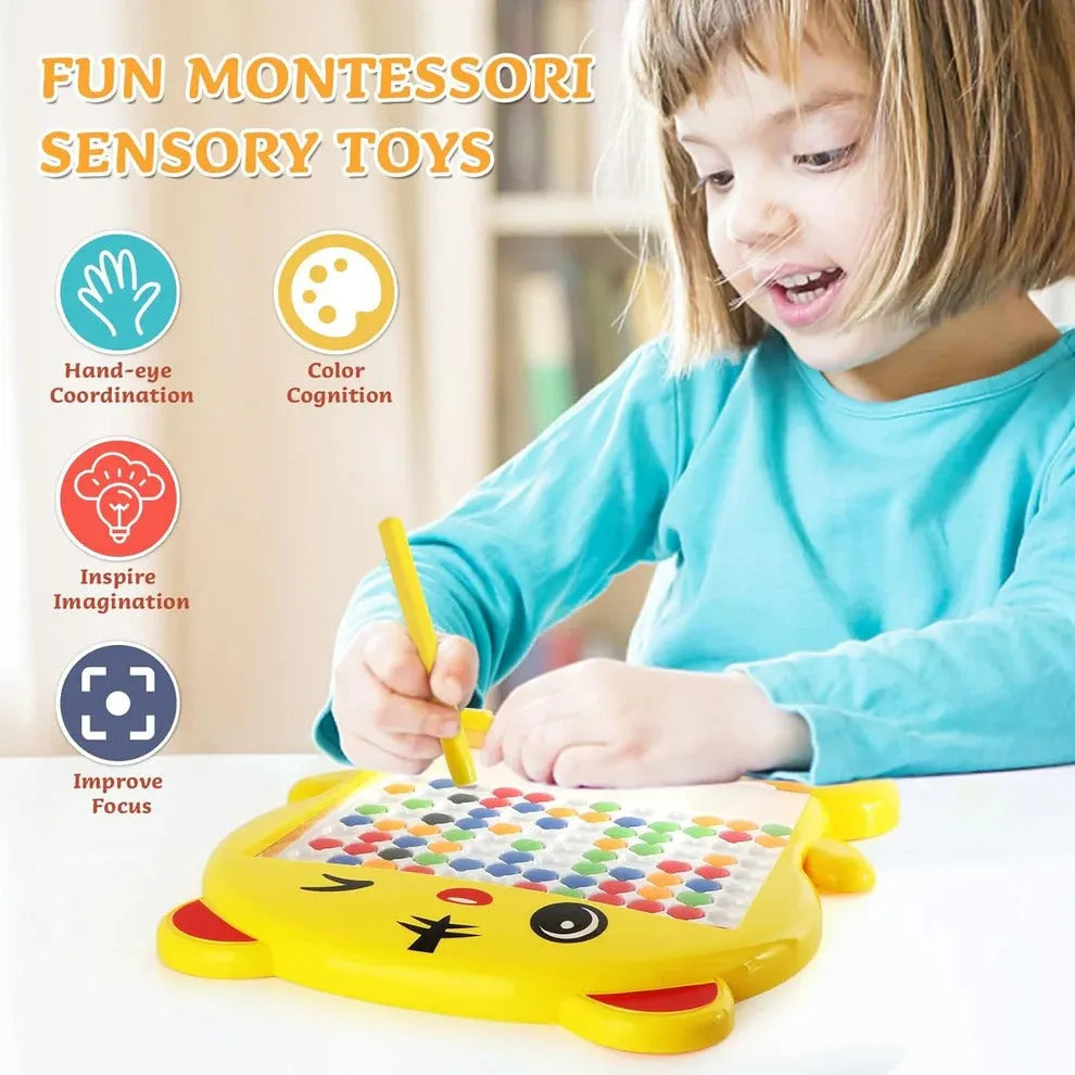 Magnetic Drawing Board - Educational Dot-to-Dot Creativity Board